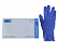 Рукавички нітрилові оглядові, нестерильні, неопудрені, сині (3.5 г) SEF (100 шт./уп.). Розмір: M