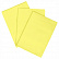 Нагрудники-салфетки 33х41 см, трехслойные Fortius Pro (50 шт./уп.). Цвет: желтый