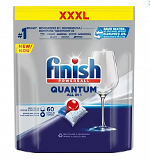 Таблетки для посудомоечных машин Finish Quantum All in 1 (60 шт./уп.) Таблетки для посудомоечных машин Finish Quantum All in 1 (60 шт./уп.)