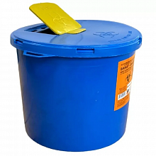 Контейнер для медичних відходів 8 л, синій, Afacan Plastik