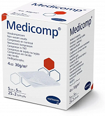 Салфетки Medicomp 5х5 см (25х2 шт./уп.)