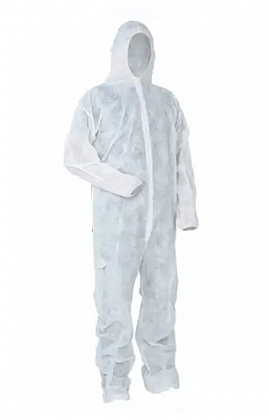 Комбінезон зі спанбонду з капюшоном, 30г/м2, Etto, р. M Комбінезон зі спанбонду з капюшоном, 30г/м2, Etto, р. M