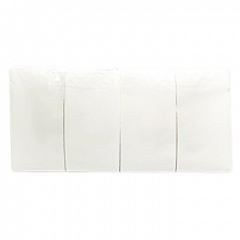 Салфетки 1-слойные белые, 1/8 укл., 33х33 см, Каштан (300 шт./уп.)