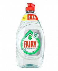 Мийний засіб для посуду Fairy Pure&Clean, 450 мл