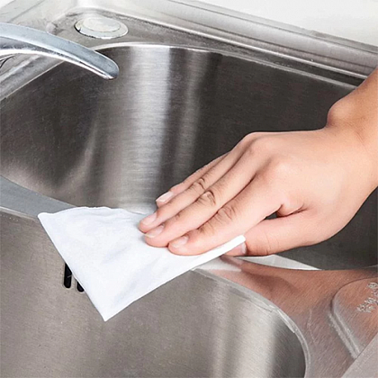 Серветки Aquasoft гладкі, спанлейс, 50х30 см (50 шт./уп.) Серветки Aquasoft гладкі, спанлейс, 50х30 см (50 шт./уп.)