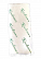 Полотенца листовые двухслойные, белые, из целлюлозы V-укладки (лист 23х25 см) (160 листов/уп.)