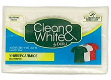 Мыло для стирки универсальное DURU Clean&White, 120 г