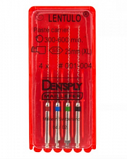 Lentulo (Лентуло) каналонаповнювачі для кутового наконечника №1-4 (4 шт./уп.), Dentsply Lentulo (Лентуло) каналонаповнювачі для кутового наконечника №1-4 (4 шт./уп.), Dentsply