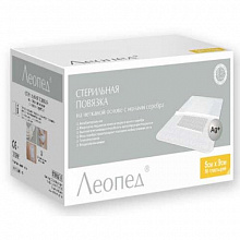 Пластир перев'язувальний, хірургічний, стерильний з іонами срібла, 9х10 см, Леопед (25 шт./уп.) Пластир перев'язувальний, хірургічний, стерильний з іонами срібла, 9х10 см, Леопед (25 шт./уп.)