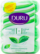 Туалетне мило DURU Зелений чай і зволожувальний крем, 80 г (4 шт./уп.)