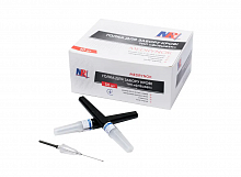 Игла для забора крови 22G x 1 (0.7х25 мм), тип Флэшбек, черная, MEDRYNOK (50 шт./уп) NLD945-В Игла для забора крови 22G x 1 (0.7х25 мм), тип Флэшбек, черная, MEDRYNOK (50 шт./уп) NLD945-В
