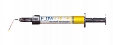 FLOW-COLOR (Флоу-Колор) — текучий стоматологический композит, желтый, шприц 1 г, Arkona