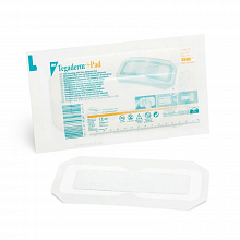 Хірургічна плівкова пов'язка з подушечкою Tegaderm + Pad (Тагадерм + Пед), 9х20 см, 3590 (25 шт./уп.) Хірургічна плівкова пов'язка з подушечкою Tegaderm + Pad (Тагадерм + Пед), 9х20 см, 3590 (25 шт./уп.)