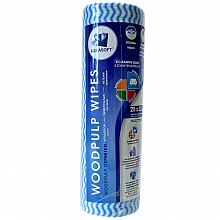Серветки Aquasoft Woodpulp сітка в рулоні, 25х30 см, Блакитна хвиля (50 шт./уп.) Серветки Aquasoft Woodpulp сітка в рулоні, 25х30 см, Блакитна хвиля (50 шт./уп.)