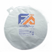 Салфетки чаши-плевательницы из спанбонда Fortius Pro (50 шт./уп.). Цвет: белый Салфетки чаши-плевательницы из спанбонда Fortius Pro (50 шт./уп.). Цвет: белый