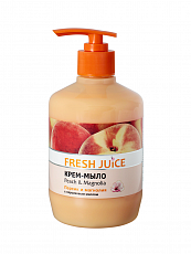 Крем-мыло Fresh Juice Персик и Магнолия, 460 мл