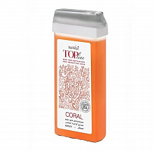 Теплий віск у картриджі (касеті), для депіляції TOPline "Корал", 100 мл, ItalWax 