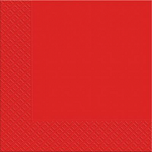 Серветки банкетні 2-шарові червоні, 33х33 см Марго (50 шт./уп.)