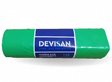 Пакети для сортування відходів Devisan зелені LD, 72х110 см, 25 мкм, 148 л (20 шт./уп.)