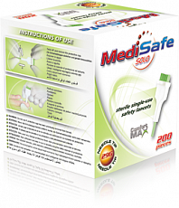 Ланцети безпечні MediSafe Solo стерильні, однораз., 29G (глибина проникнення 1.5 мм), тип 520 (200 шт./уп.) Ланцети безпечні MediSafe Solo стерильні, однораз., 29G (глибина проникнення 1.5 мм), тип 520 (200 шт./уп.)