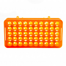 Штатив для вакуумных пробирок (50 лунок, РР, фиксирующие вставки, нестерильный, оранжевый) Штатив для вакуумных пробирок (50 лунок, РР, фиксирующие вставки, нестерильный, оранжевый)