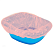 Чохли на ванночку для педикюру 50х70 см, 1 резинка (100 шт./уп.), Panni Mlada. Колір: рожевий