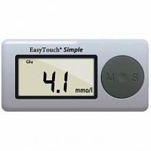 Апарат EasyTouch для вимірювання рівня глюкози в крові (без кодування)