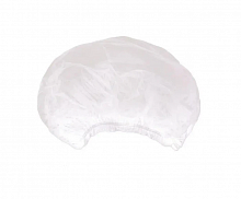 Шапочка медицинская одноразовая на одной резинке, спанбонд, белая, Санорма (100 шт./уп.)