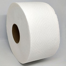 Туалетная бумага Эконом целлюлозная d=19 cм, белая, двухслойная, Z-BEST