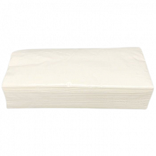 Серветки косметичні 2-шарові білі, 20х21 см (150 шт./уп.)