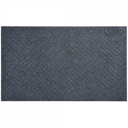 Килимок брудозахисний на гумовій основі, 80х120х0.5 см, сірий, К504 Килимок брудозахисний на гумовій основі, 80х120х0.5 см, сірий, К504