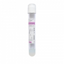 Вакуумная пробирка CDRICH 5 мл, 13х100 мм, Гель + K2 EDTA, белая крышка (100 шт./уп.) Вакуумная пробирка CDRICH 5 мл, 13х100 мм, Гель + K2 EDTA, белая крышка (100 шт./уп.)