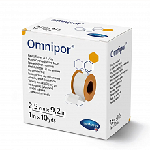 Пластир Omnipor, 2.5см х 9.2м (12 шт./уп.)