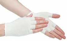 Подперчатки антибактериальные противомикробные, белые HANDYboo ACTIVE. Размер: S