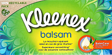 Серветки гігієнічні 3-шарові білі, 20х20 см Kleenex Balsam (Клінекс Бальзам) (64 шт./уп.)