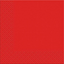 Салфетки банкетные 3-слойные красные, 24х24 см Марго (500 шт./уп.)