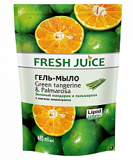 Крем-мило Fresh Juice Tangerine & Palmarosa, 460 мл (Дой-пак)