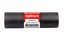 Пакети для сміття OPTIMUM чорні LD, 70х100 см, 120 л (10 шт./уп.)