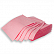 Нагрудники-салфетки 43х33 см, трехслойные текстурированные (500 шт.). Цвет: розовый