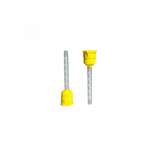 Стоматологічні насадки для змішування, жовті, короткі (10 шт./уп.)