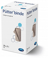 Бинт короткої розтяжності Pütter binde (Пюттер бінде), 10см х 5м
