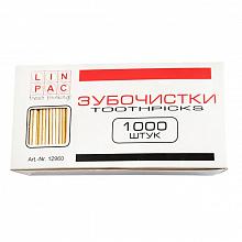Зубочистки, без индивидуальной упаковки (1000 шт./уп.) Linpac