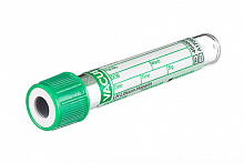 Пробирка VACUETTE PREMIUM с LH Lithium Heparin 13x75, 2 мл, зеленый колпачок - белое кольцо (50 шт./уп.) Пробирка VACUETTE PREMIUM с LH Lithium Heparin 13x75, 2 мл, зеленый колпачок - белое кольцо (50 шт./уп.)