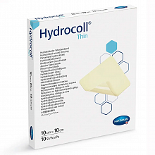 Гідроколоїдна пов'язка Hydrocoll Thin, 10х10 см