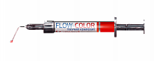 FLOW-COLOR (Флоу-Колор) — текучий стоматологічний композит, червоний, шприц 1 г, Arkona