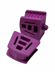 Стоматологический ретрактор большой, размер L (39.5х39.5х20.4 мм), фиолетовый (1 шт./уп.) Стоматологический ретрактор большой, размер L (39.5х39.5х20.4 мм), фиолетовый (1 шт./уп.)