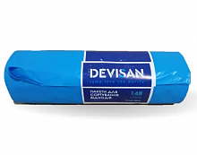 Пакеты для сортировки отходов Devisan голубые LD, 72х110 см, 25 мкм, 148 л (20 шт./уп.)