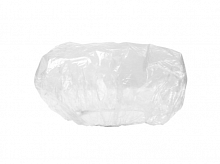 Шапочка з поліетилену, прозора, на одній гумці, (100 шт./уп.) ТМ Sanorma