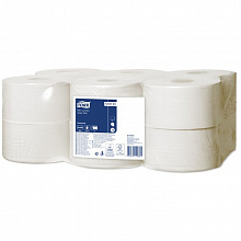 Туалетний папір у міні-рулоні білий, одношаровий, 240 м (Т2) Tork Universal
