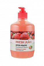 Крем-мыло Fresh Juice Клубника и гуава, 460 мл